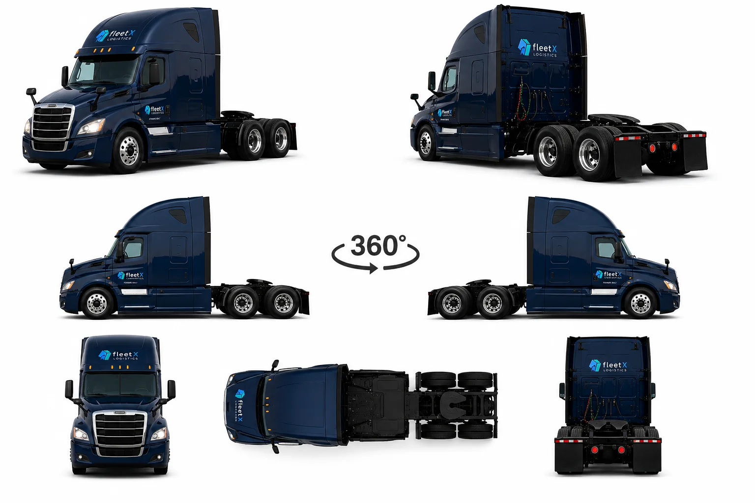 Power Only (PO) 360-style truck view